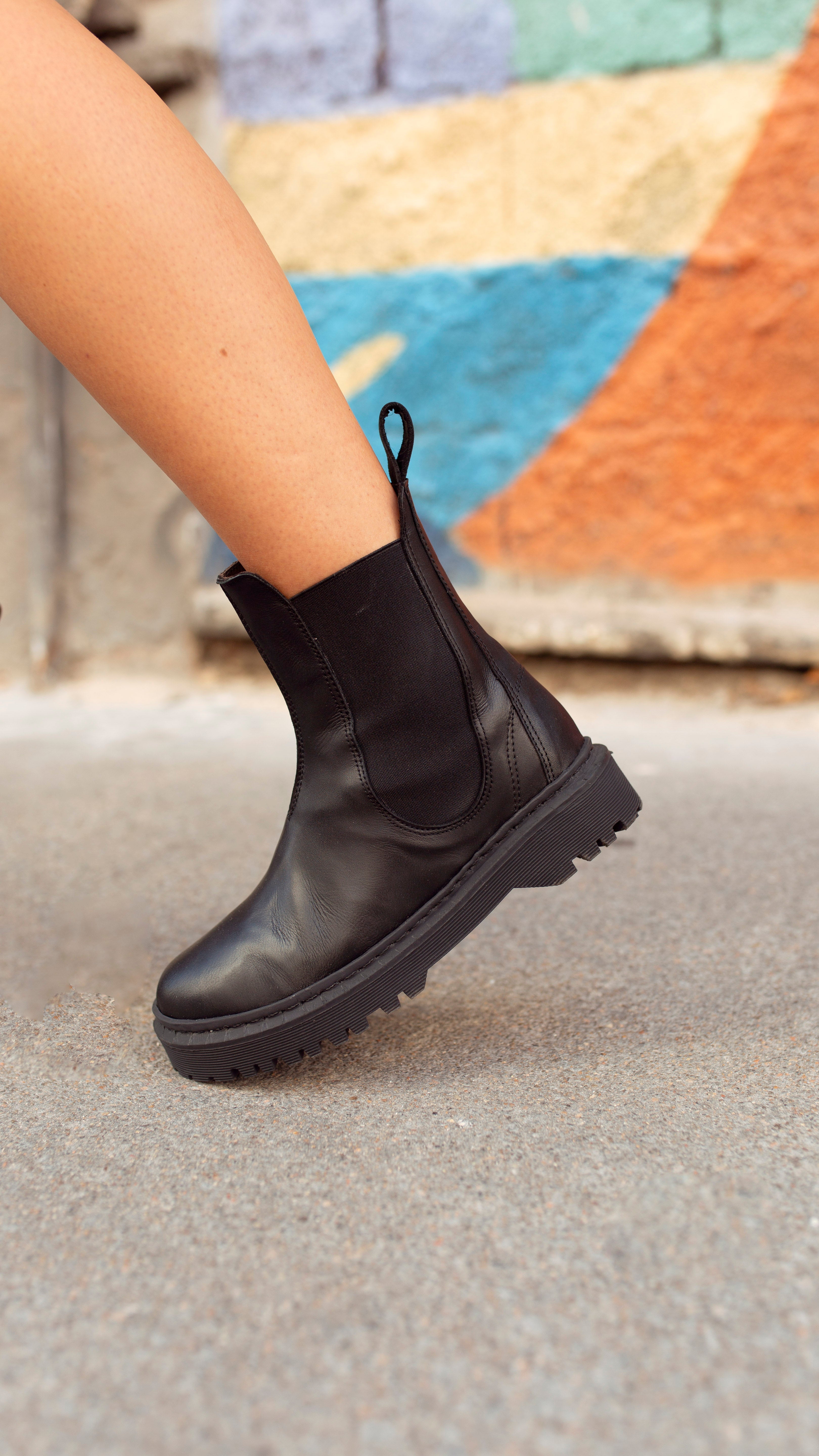 Bota Baker Kiko's Shoes Negro