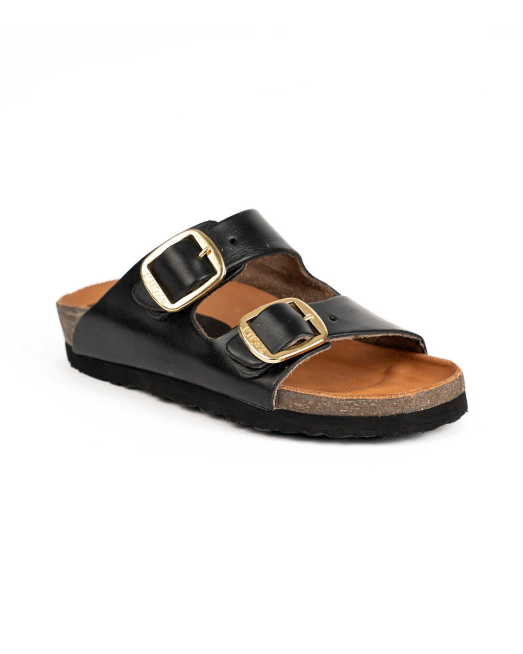Sandalia Clover dos hebillas Negro