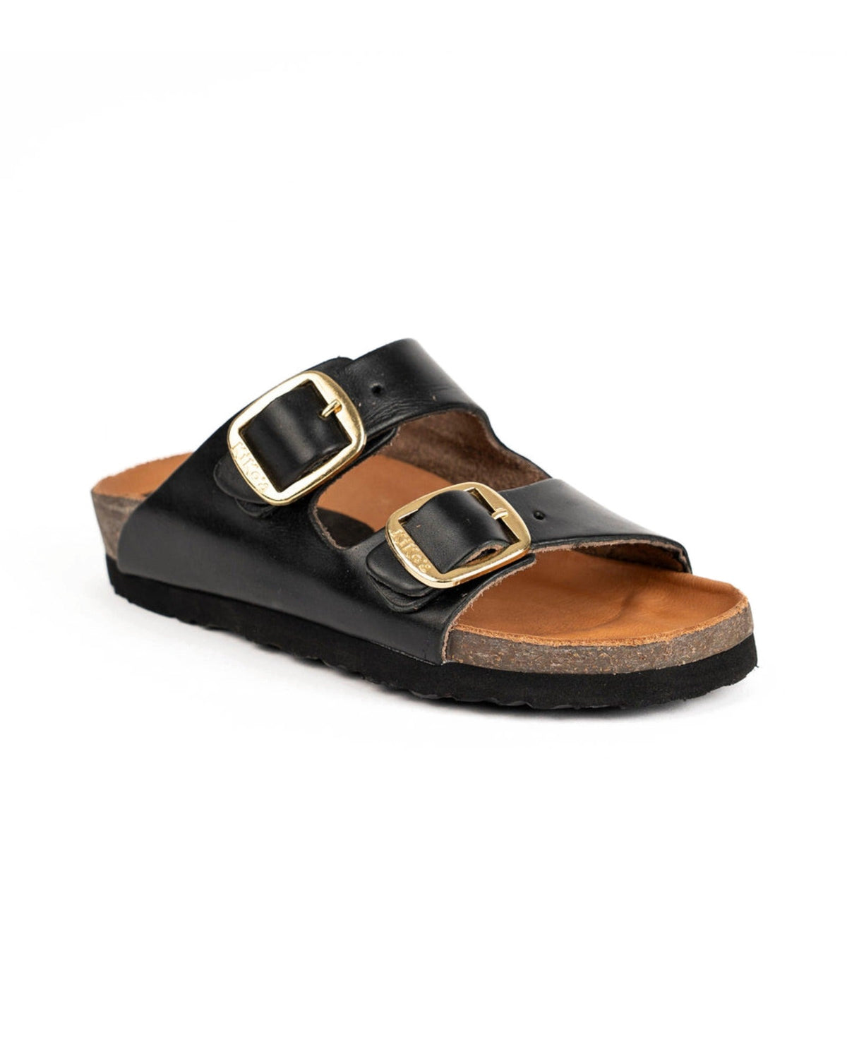 Sandalia Clover dos hebillas Negro