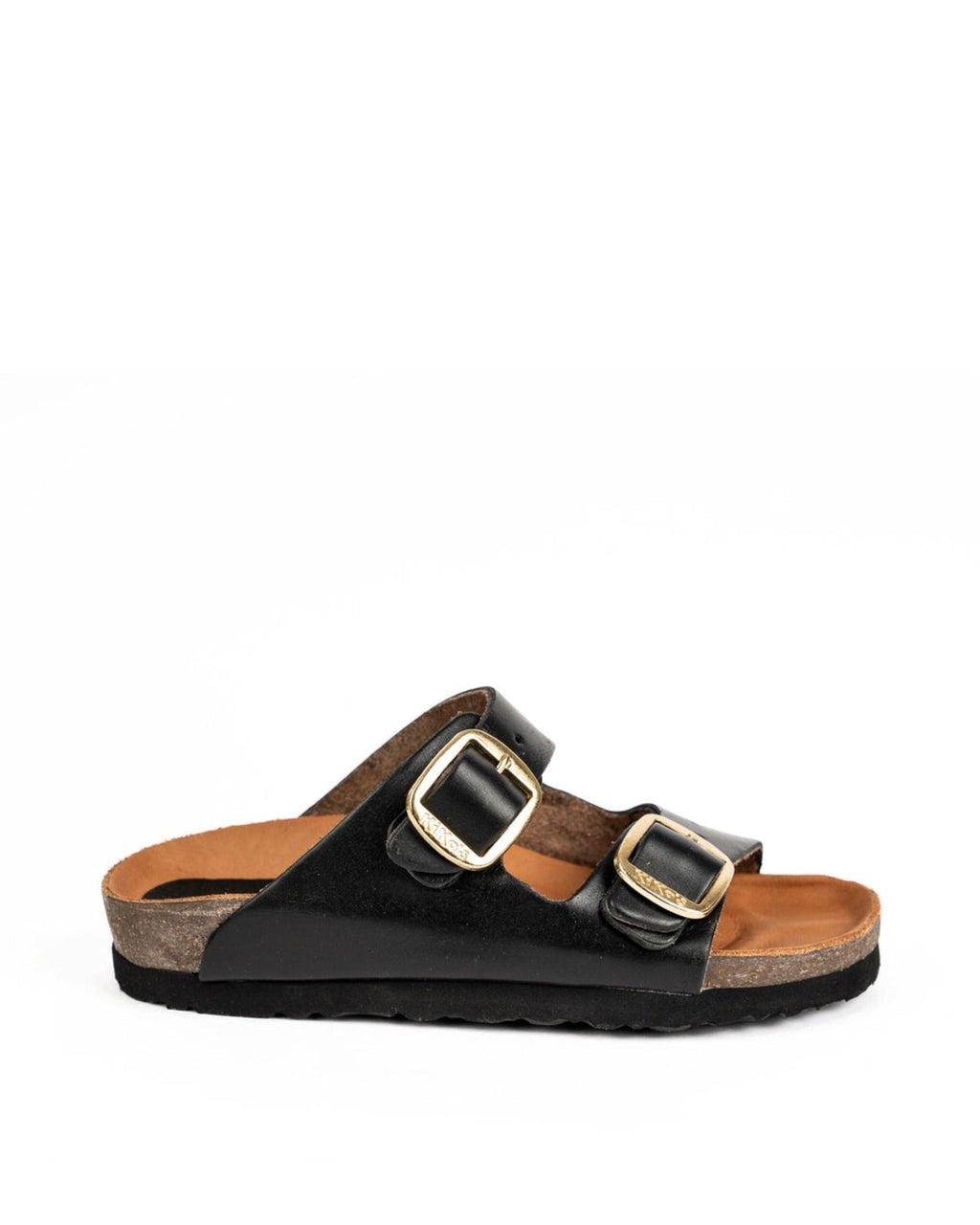 Sandalia Clover dos hebillas Negro