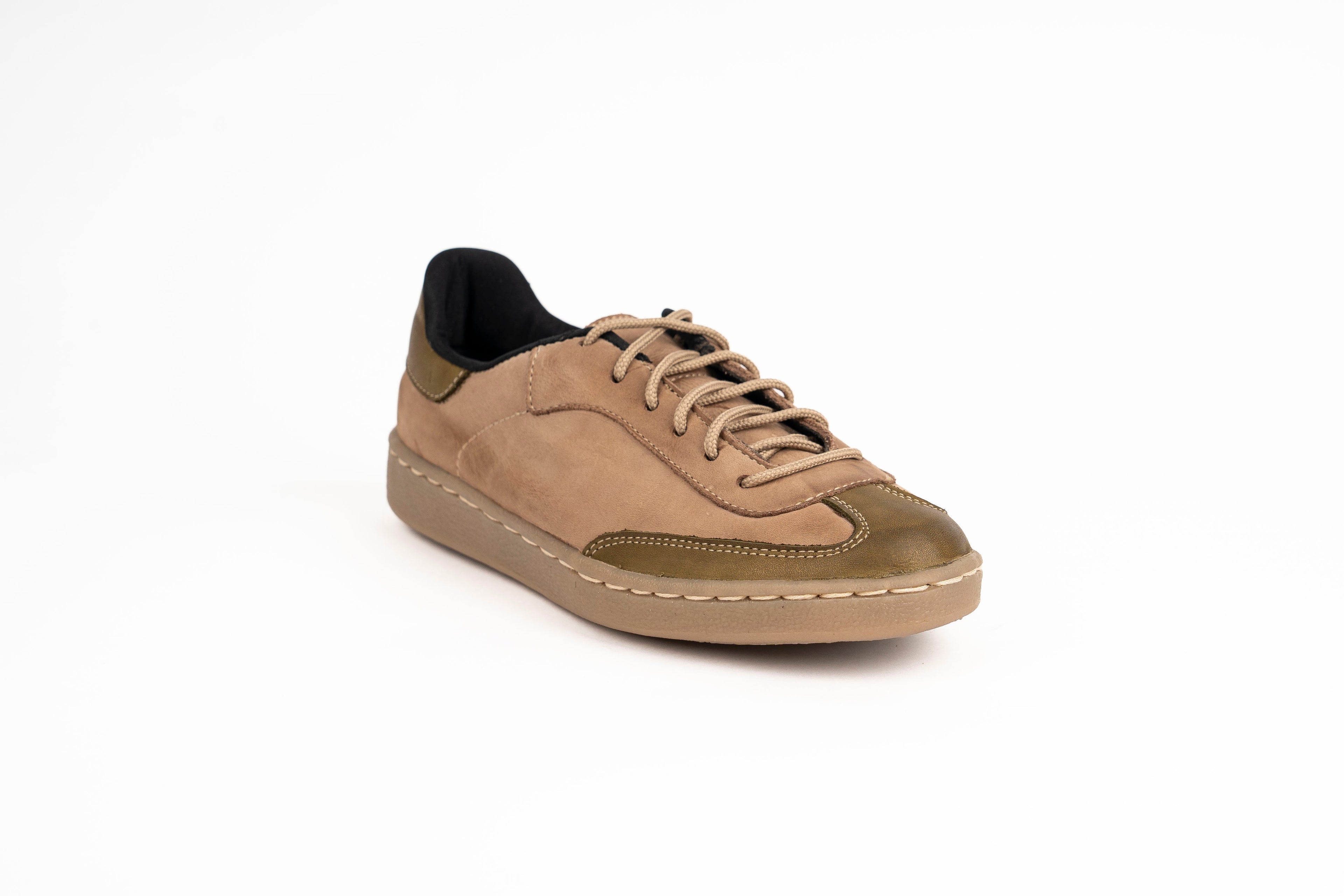 Sneaker Viena Kiko's Shoes Taupe y Verde