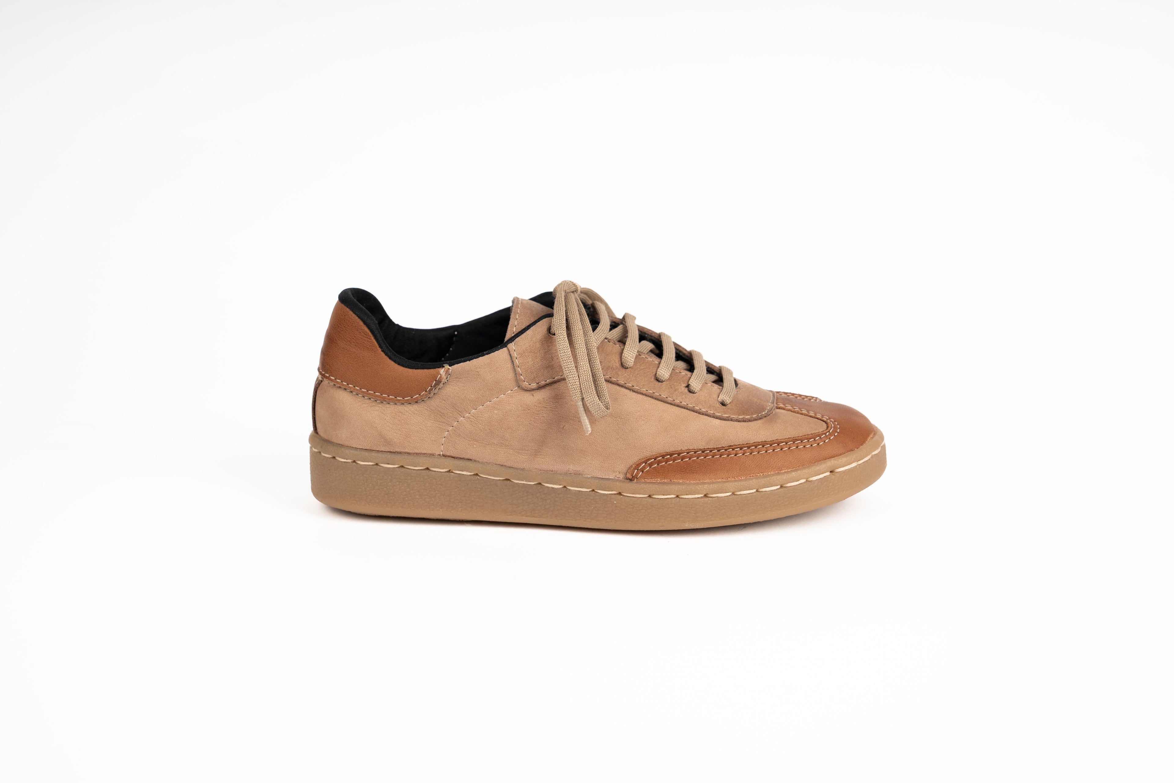 Sneaker Viena Kiko's Shoes Taupe y Terracota