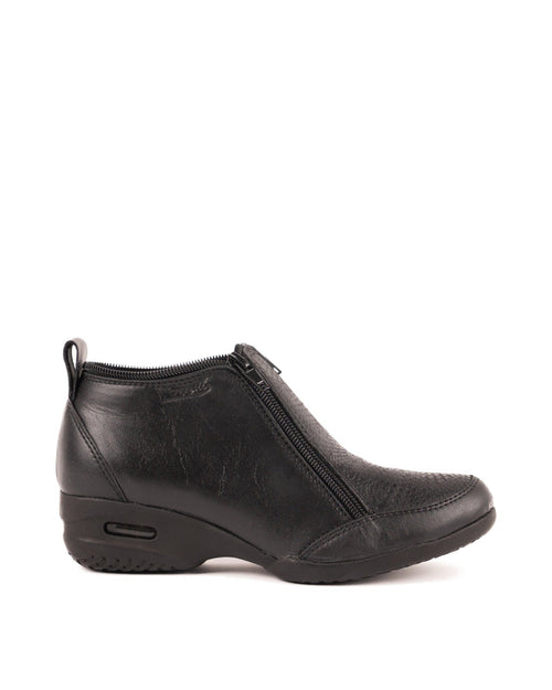 Bota Zipper Dos Cierres con Burbuja Vanzetti Negro
