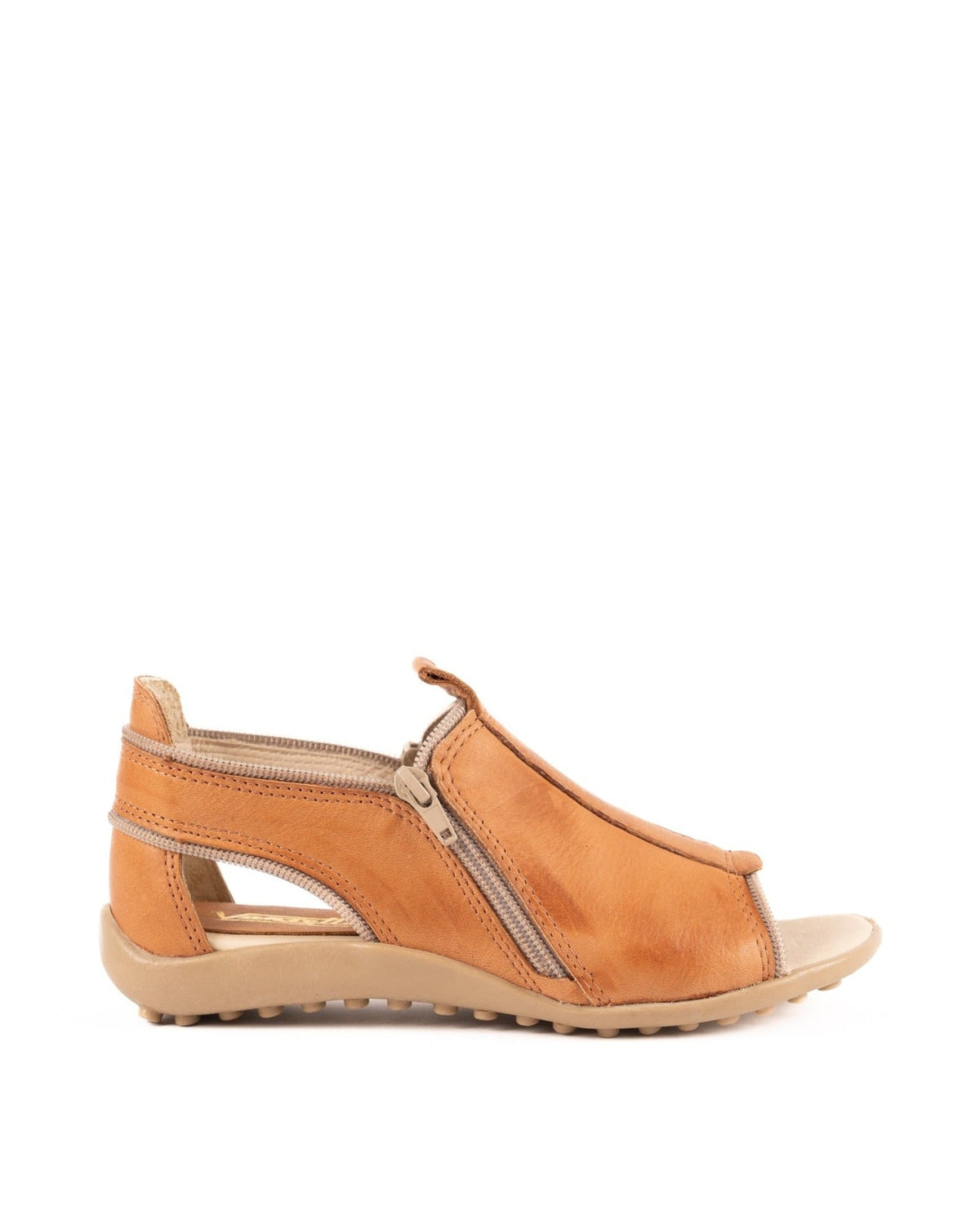 Sandalia Zipper Terracota