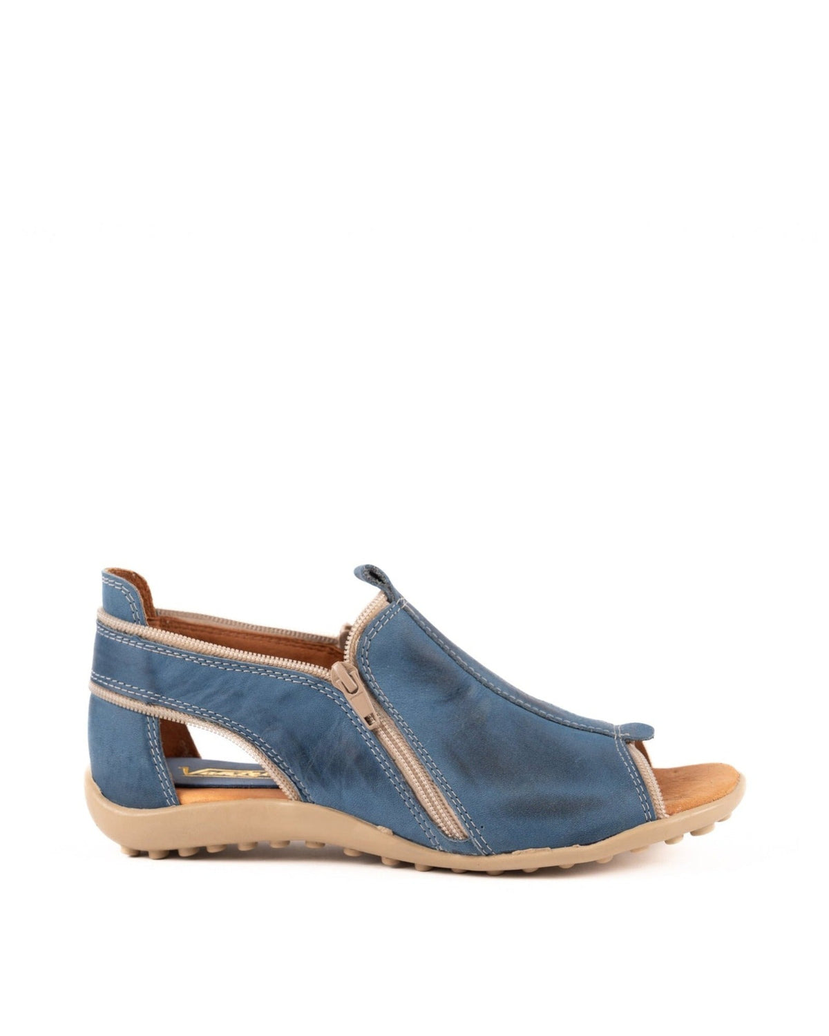 Sandalia Zipper Azul - vista 1