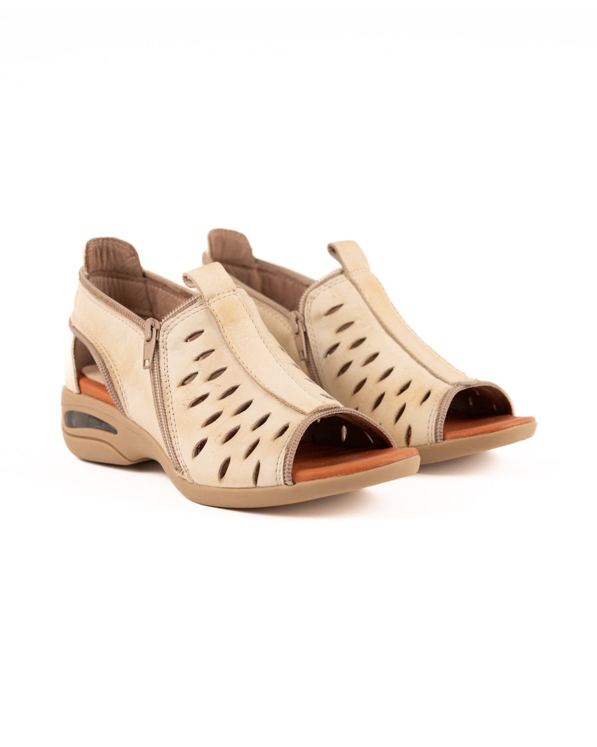 Sandalia Zipper Calada Natural