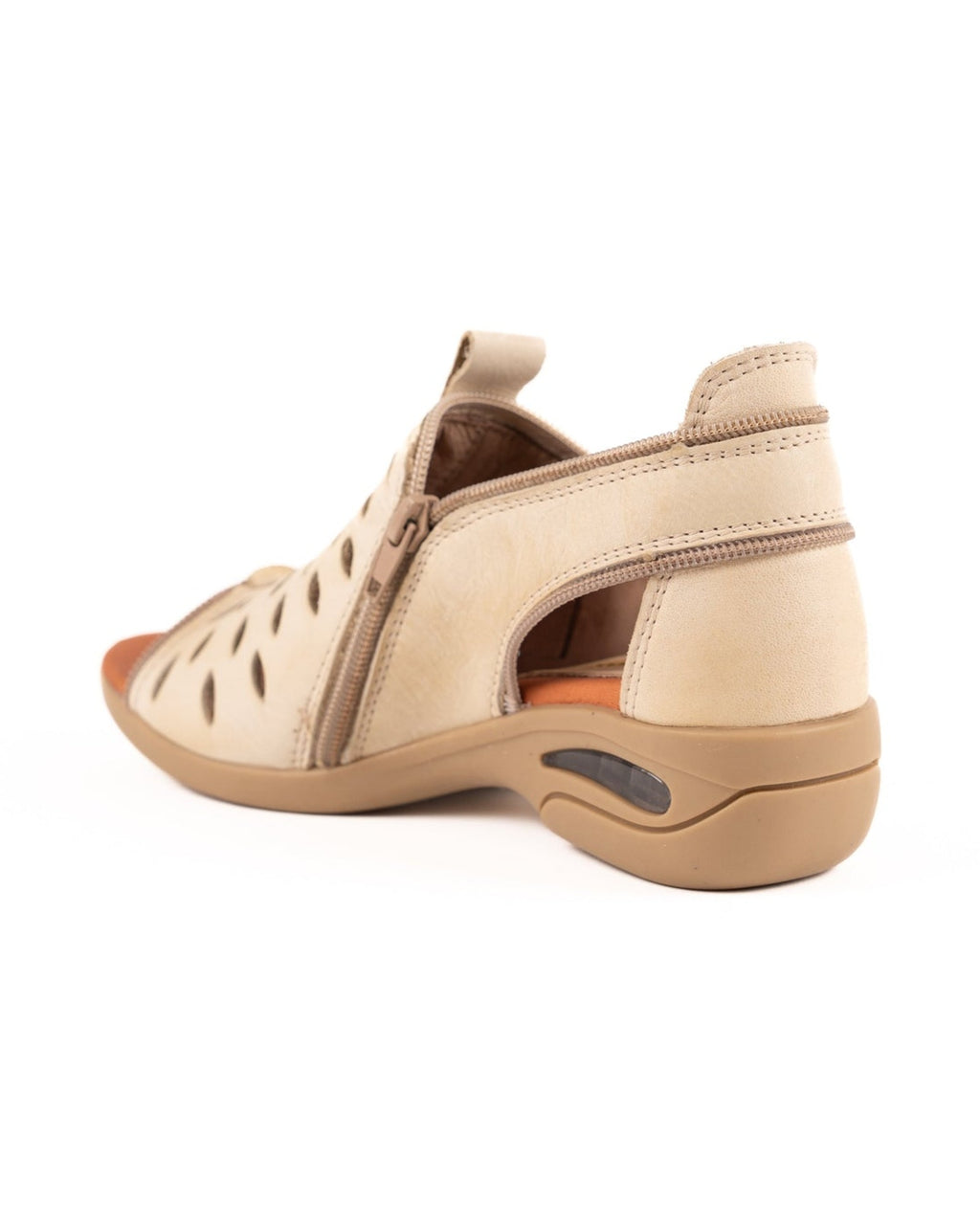 Sandalia Zipper Calada Natural