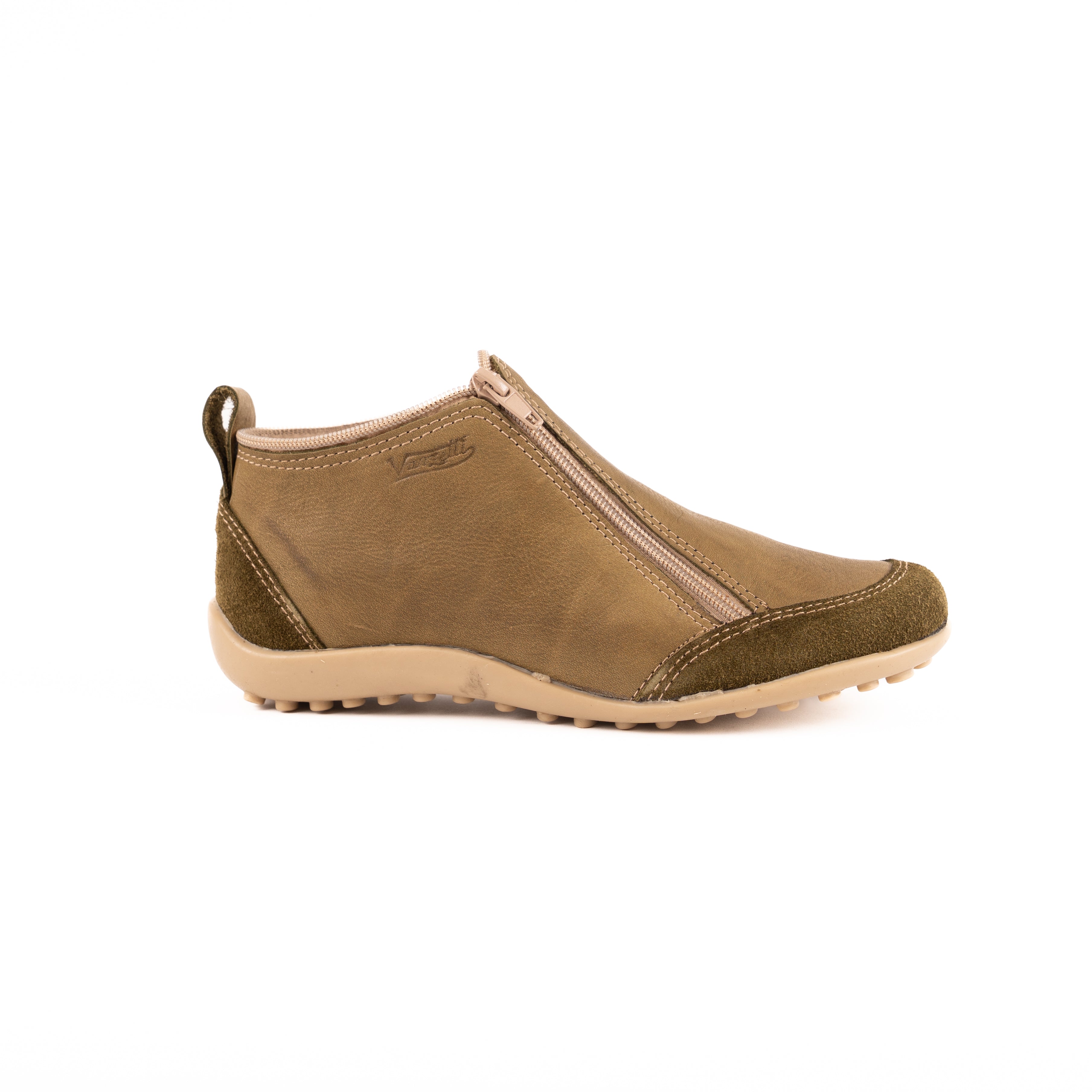 Bota Zipper Dos Cierres Vanzetti Verde