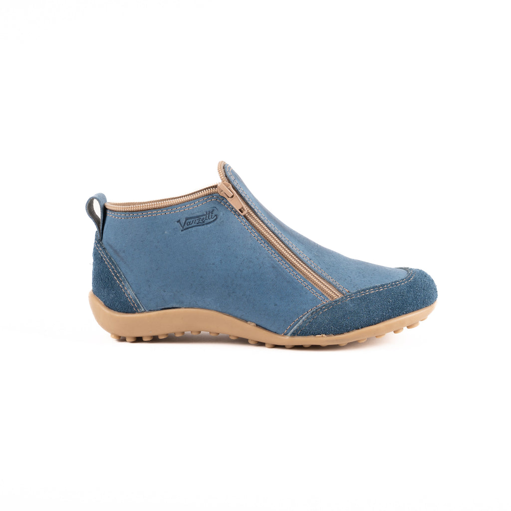Bota Zipper Dos Cierres Vanzetti Azul