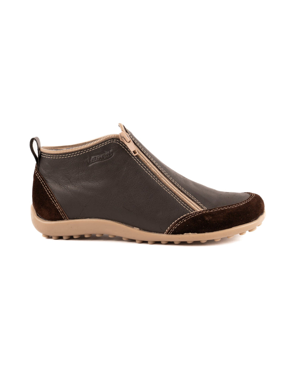Bota Zipper Dos Cierres Vanzetti Chocolate