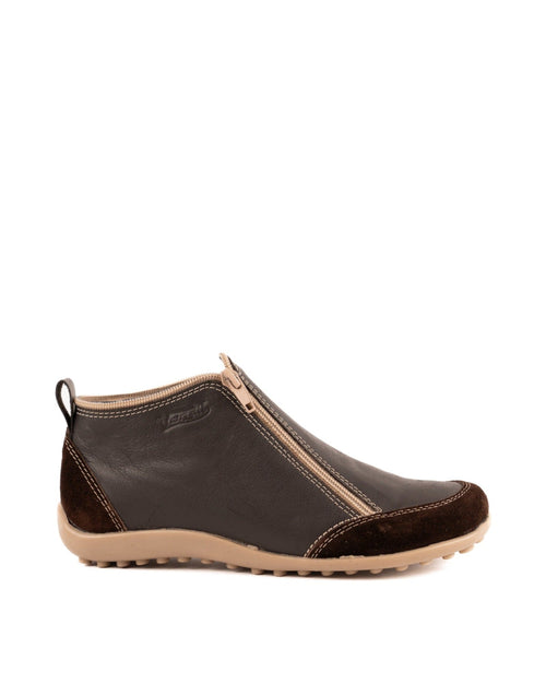 Bota Zipper Dos Cierres Vanzetti Chocolate