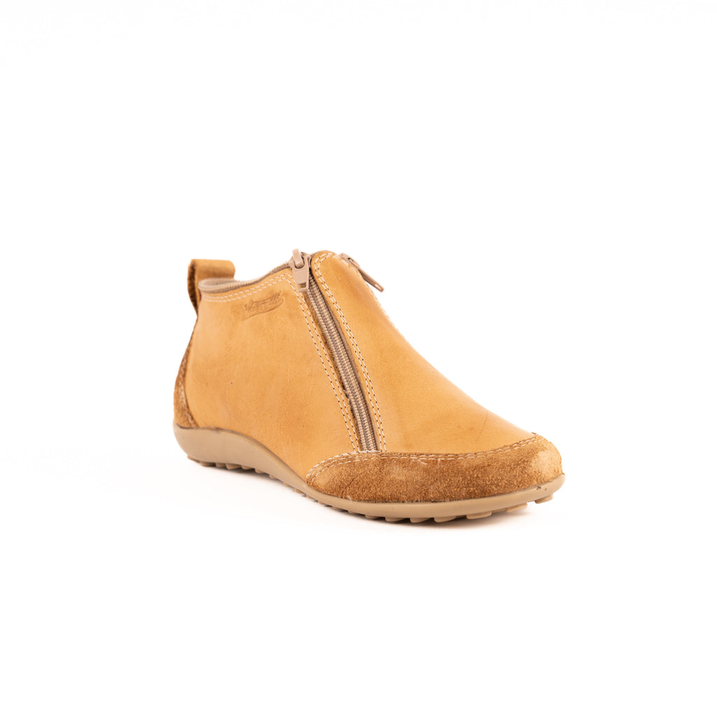 Bota Zipper Dos Cierres Vanzetti Natural
