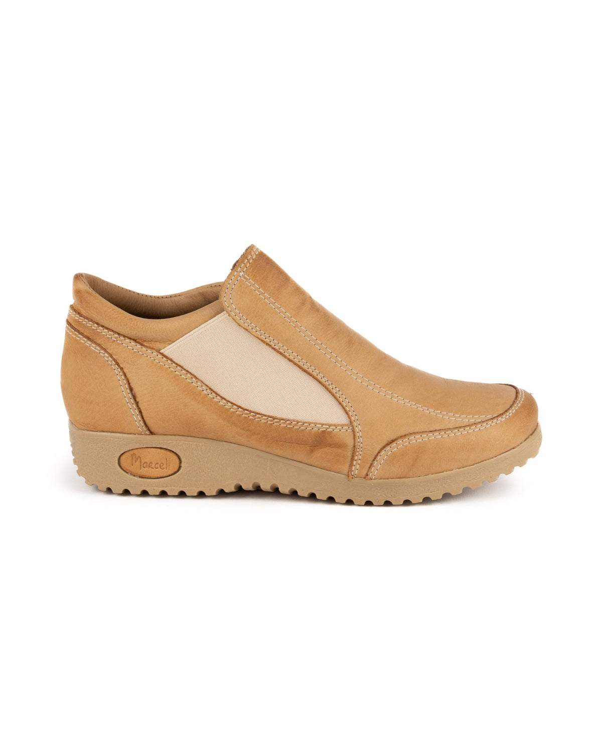 Zapato Bajo Con Elástico Natural