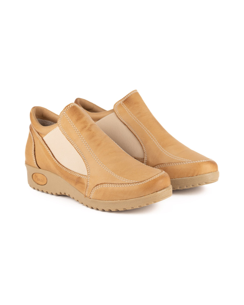 Zapato Bajo Con Elástico Natural