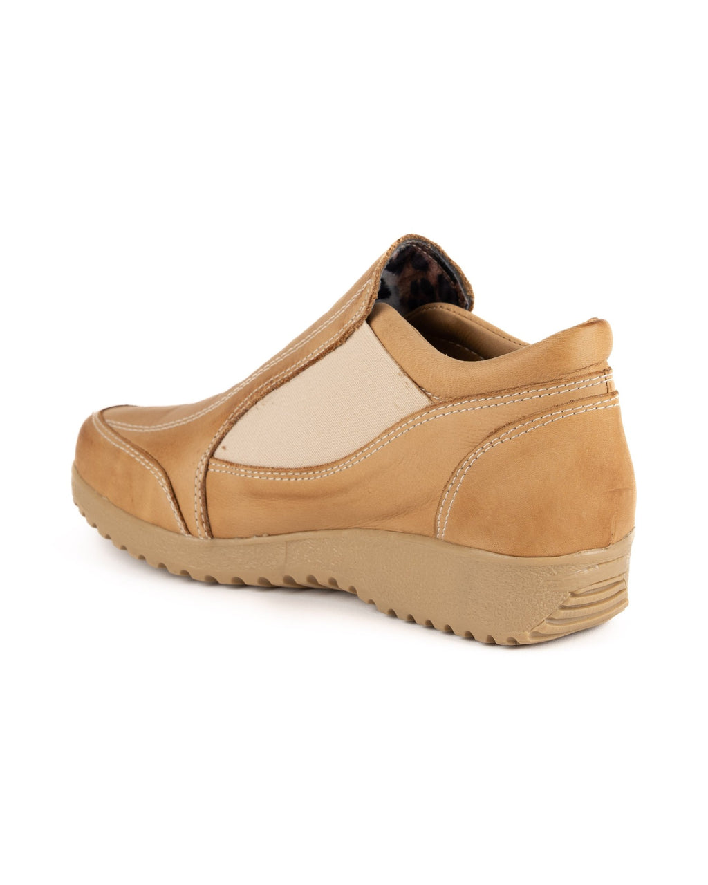 Zapato Bajo Con Elástico Natural