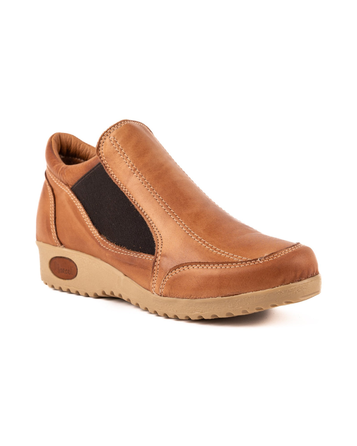 Zapato Bajo Con Elástico Terracota