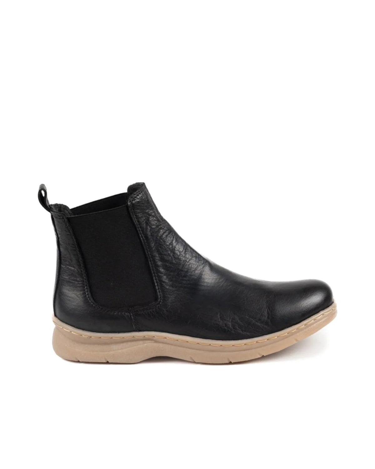 Chelsea, bota de Kiko's Shoes — vista de perfil sobre fondo blanco