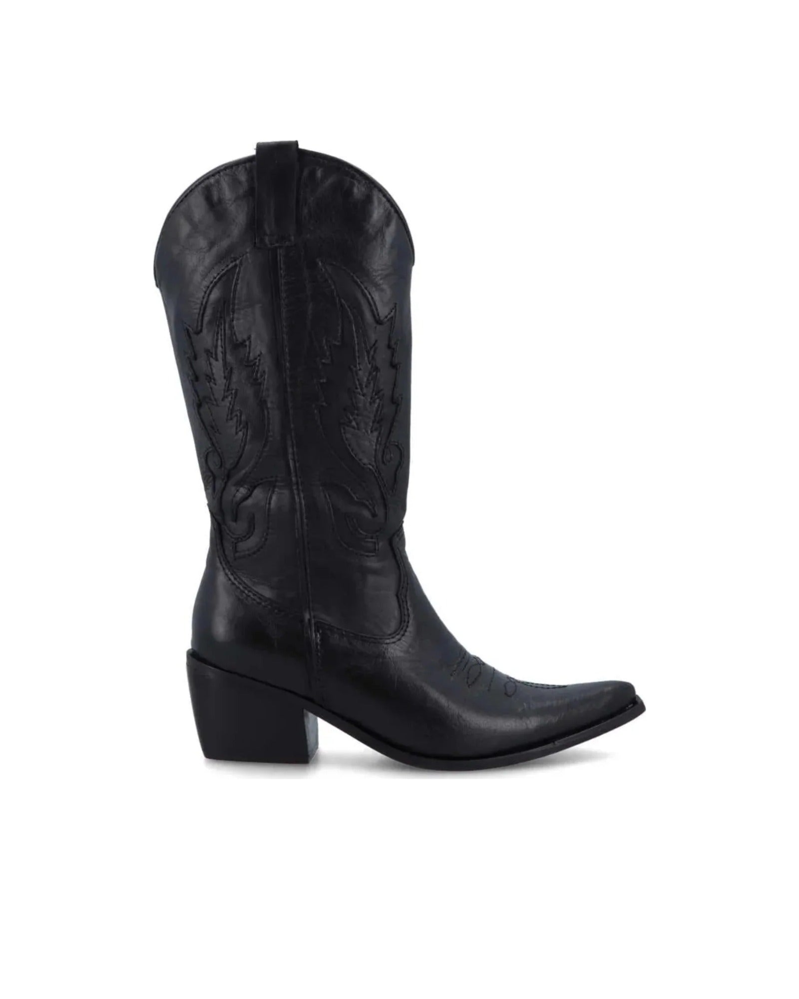 Texana Justine, texana de Patzú Shoes — vista de perfil sobre fondo blanco