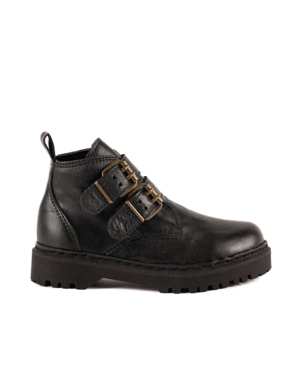 York, bota de Patzú Shoes — vista de perfil sobre fondo blanco